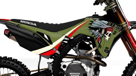 Honda Native Semi Custom Motocross Graphics - BikeGraphix