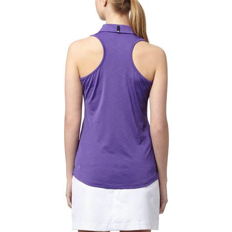 Lyst Puma Racerback Golf Polo Shirt In Purple