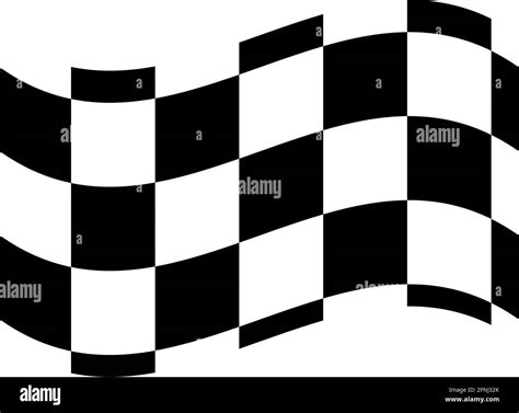 Checkered Chequered Waving Wavy Racing Flag With Different Desinty