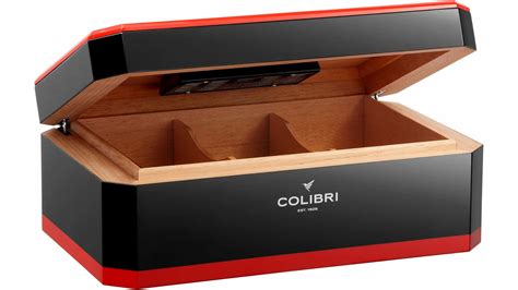 Colibri Rally 保湿盒 schwarz rot 563474 La Casa del Habano Düsseldorf