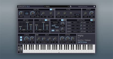 Sonicbits Releases Silk Software Synthesizer For Windows And Mac