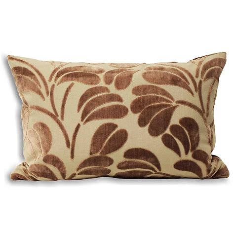 Paoletti Palm Textured Velvet Feather Filled Cushion Diy At Bandq