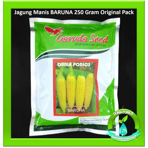 Jual Benih Bibit Jagung Manis Baruna Garuda Seed Gram Original Pack