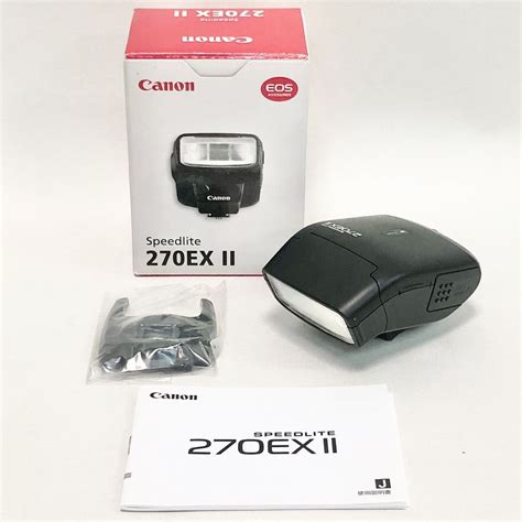 Yahoo オークション Canon キャノン SPEEDLITE 270EX II 純正 スピー