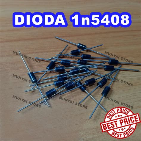 Jual Dioda 3 Ampere Type 1n5408 Original Rectifier Diode 1n5408 3a