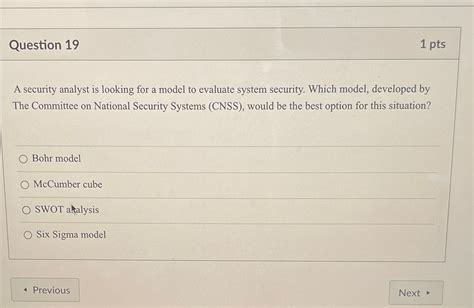 Solved Question 191 PtsA Security Analyst Is Looking For A Chegg