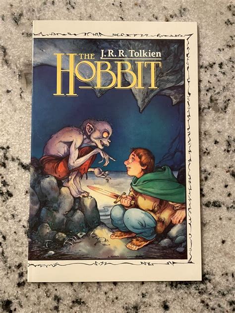 The Hobbit J R R Tolkien 2 NM Graphic Novel Comic Book Eclipse