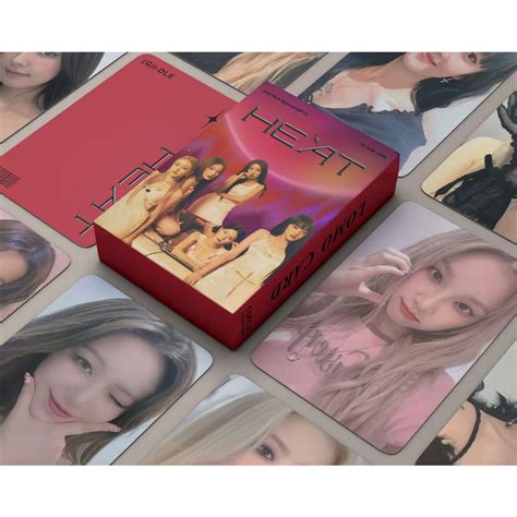 55pcsbox Gidle Heat Album I Do Photocards Shuhua Minnie Miyeon Yuqi Soyeon Lomo Cards Gidle