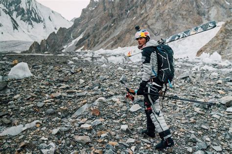 First Descent Polish Mountaineer Andrzej Bargiel Skies Down From The