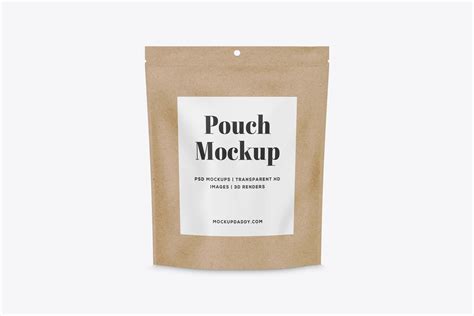 Craft Doypack Stand Up Pouch Mockup Mockup Daddy