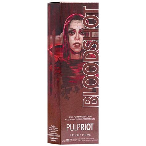 Pulp Riot Semi Permanent Cruelty Free Vegan Hair Dye Bloodshot Ml