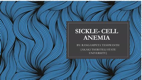 Sickle Cell Anemiapptx