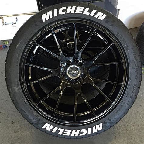 Tire Stickers® Mic 1718 1 8 W Michelin Tire Lettering Kit