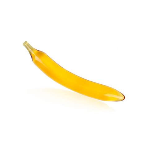 Banana Aubergine Luffa Glass Dildo Fetish Sex Toy Pyrex Massage Sexual Stimulator