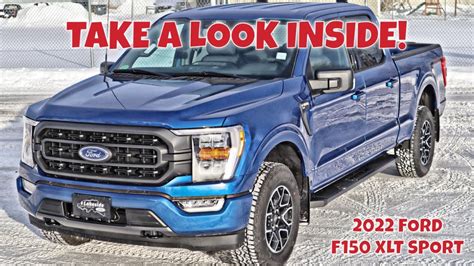 Atlas Blue F150 2022 Ford Xlt Sport Edition Walk Around Video Youtube