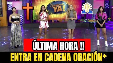 TRISTE NOTICIA HACE UNAS HORAS PIDEN ORACIONES CONDUCTORA DEL