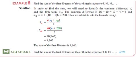 Solved Find The Sum Of The First N Terms Of Each Arithmetic Seque