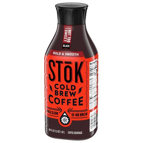 Stōk Cold Brew Coffee Not Too Sweet 48 Fl Oz Shipt