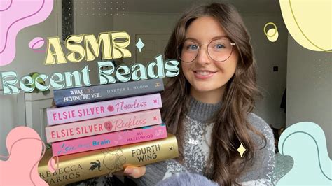 ASMR My Recent Reads Tapping Scratching Rambled Whispers Page