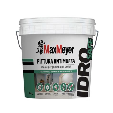 Pittura Antimuffa Maxmeyer Idrosafe Bianco 14 L OBI