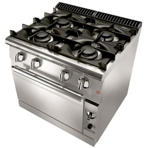 Baron Gasherd 4 Brenner Mit Gas Backofen CFG72Q Se