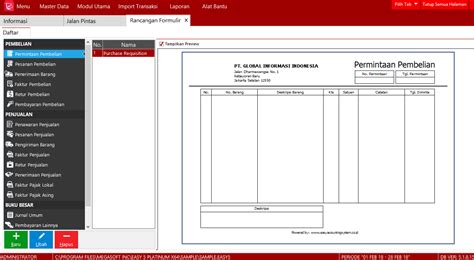 Cara Sederhana Setting Rancangan Formulir Di Easy Accounting Software