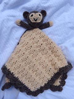 Ravelry Monkey Security Blanket Pattern By The Crocheting Mom