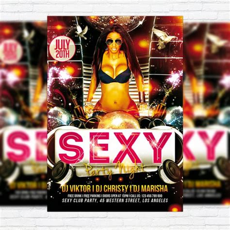 Sexy Party Night Free Club And Party Flyer Psd Template Exclsiveflyer Free And Premium Psd