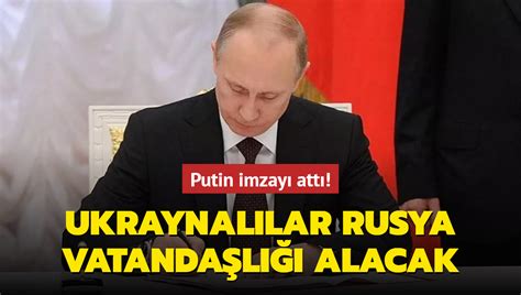 Putin Ukraynal Lar N Rusya Vatanda L Almas N Kolayla T Ran