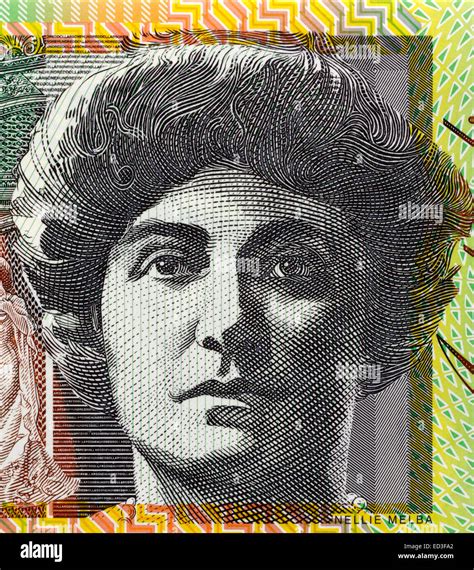 Dame Nellie Melba (1861-1931) on 100 Dollars 1996 banknote from ...