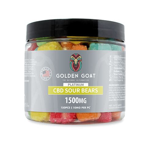 Platinum Cbd Sour Bears 1500mg