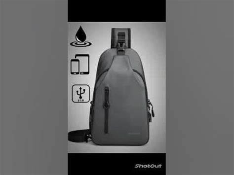 Рюкзак мужской серый, с одной лямкой, через плечо. #fashion #backpack ...