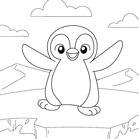 Easy Animal Drawings, Penguin Coloring Pages, Cute , 50% OFF