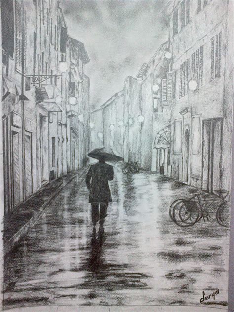 Rainy Day Sketch At Explore Collection Of Rainy