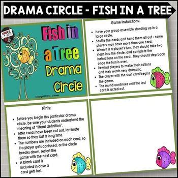 Fish in a Tree Drama Circle Novel Study Culminating Activity | Fish in ...