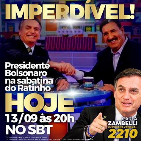 Carla Zambelli B22 T10 on Twitter É HOJE PESSOAL Daqui a