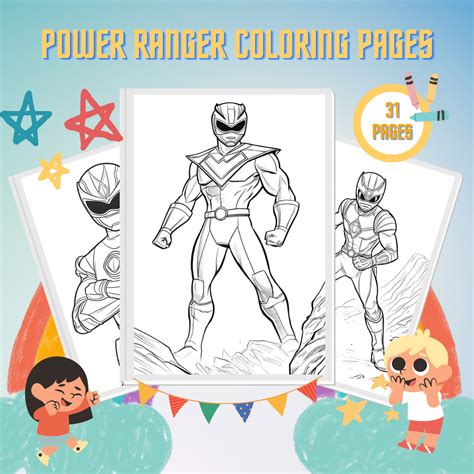 32 Power Ranger Coloring Pages | Printable Fun For Kids!