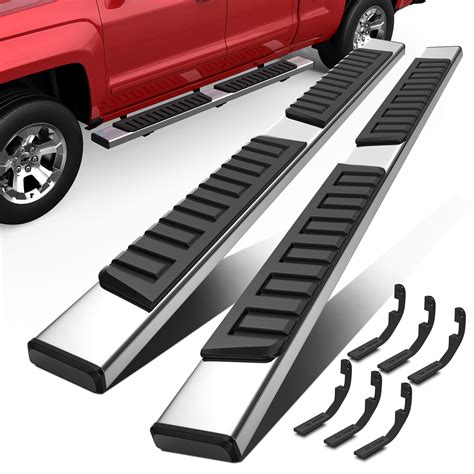 2x 6 Running Boards For 2020 2022 Chevy Silverado Gmc Sierra 1500