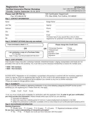 Fillable Online Cip Cim Registration Form Template Qxp Fax Email Print