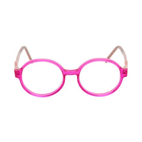 Pink Full Rim Round Eyeglasses Tj 4115 C4 Infinite My6senses