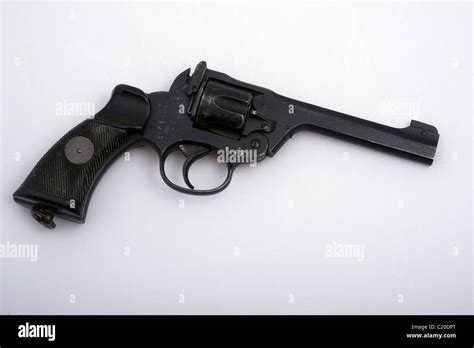 Enfield revolver No2 Mk1. British military sidearm of WW11 Stock Photo - Alamy