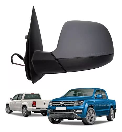 Espejo Retrovisor Izquierdo P Pintar Vw Amarok