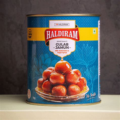 Gulab Jamun Big Tin Pack I Love Haldiram