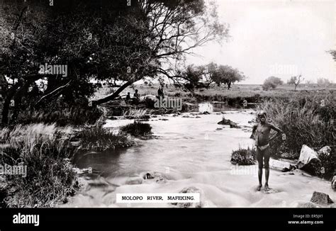 South Africa Molopo River Mafeking Stock Photo Alamy