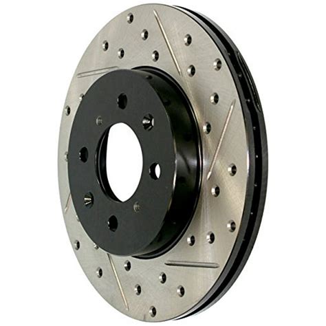 StopTech 127.62021R StopTech Sport Rotors; Drilled And Slotted; Rear ...