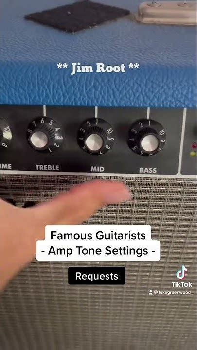 Famous Guitarists Amp Tone Settings Youtube