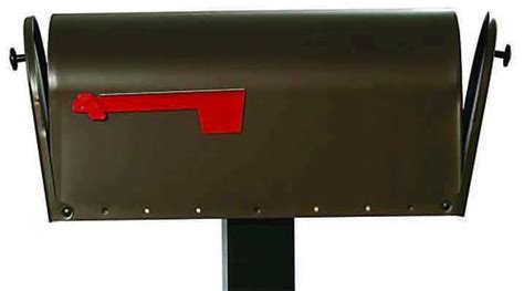 Gibraltar Mailboxes Elite Plus Double Door Steel Post Mount Mailbox