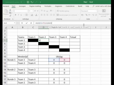 Stappenplan Voor Het Maken Van Een Poule Schema