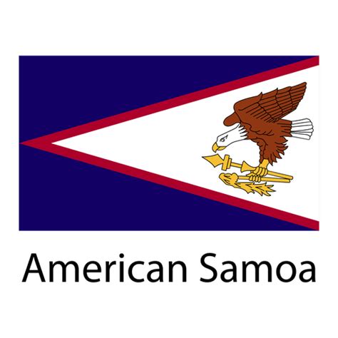 Design PNG E SVG De Bandeira Nacional De Samoa Americana Para Camisetas