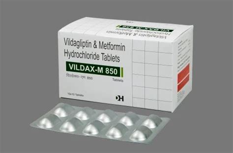 Vildax M Vildagliptin And Metformin Hydrochloride Tablets 850 Mg At Rs 1220box In Vadodara